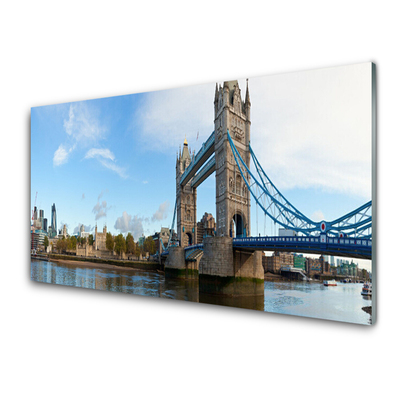 Konyhai falburkoló panel London bridge architektúra