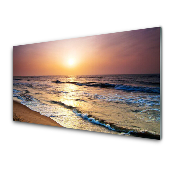 Konyhai hátfal panel Sea beach sun landscape