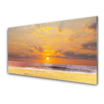 Konyhai dekor panel Sea beach sun landscape