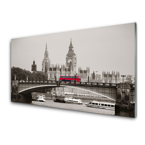 Konyhai falburkoló panel London bridge, big ben