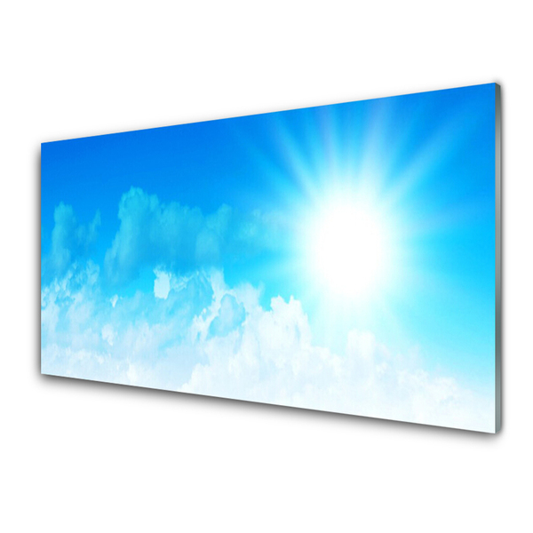 Konyhai panel Sun sky tájkép