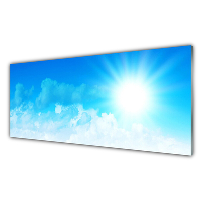 Konyhai panel Sun sky tájkép