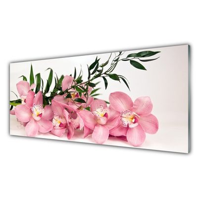 Konyhai panel Orchidea virágok spa