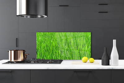 Konyhai panel Nature green grass turf