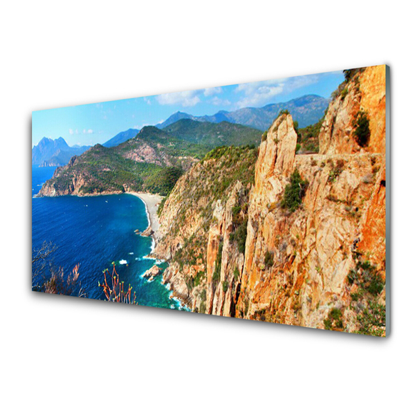 Konyhai falburkoló panel Sea cliff parti-hegység