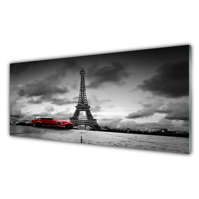 Konyhai panel Párizs eiffel-torony megtekintése