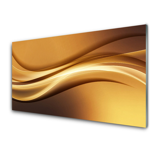 Konyhai falburkoló panel Waves art absztrakt művészet