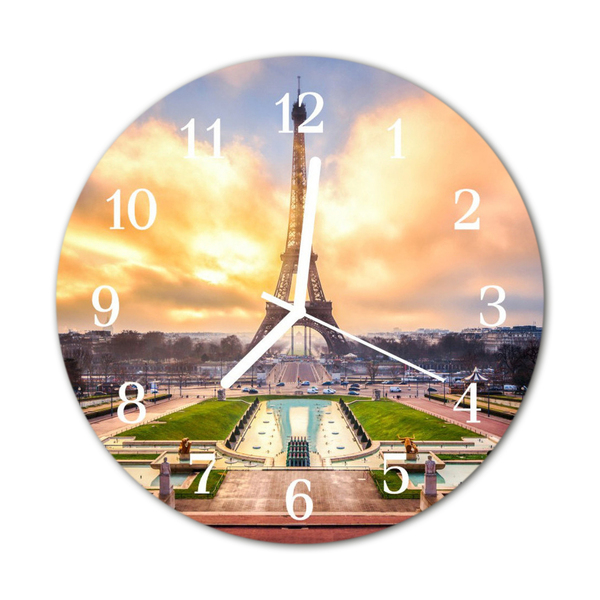 Kerek üvegóra Eiffel-torony