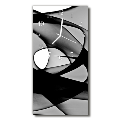 Függőleges üvegóra Absztrakció graphics fekete-fehér