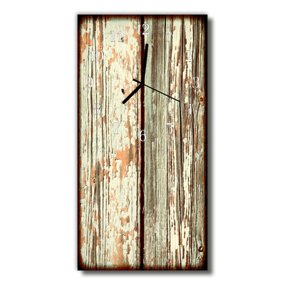 Téglalap alakú üvegóra Retro barna fa