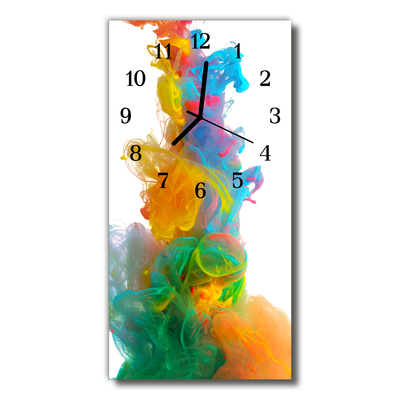 Függőleges üvegóra Art graphics folyadék színe