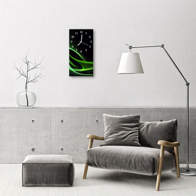 Téglalap alakú üvegóra Art absztrakció fekete vonalak
