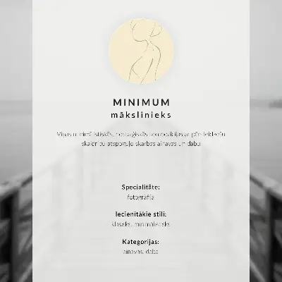 Poszter fekete-fehér minimalista tájkép mólóval és nyugodt vízzel