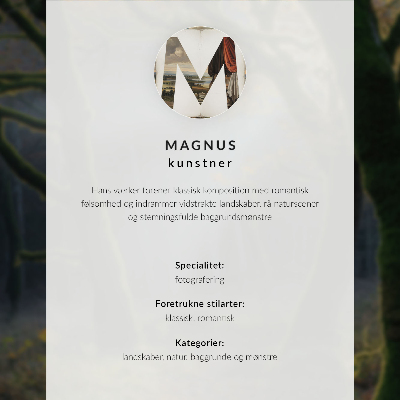 Poszter nyomtatás Varázslatos erdő őszi fény békés hangulat