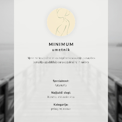 Poszter nyomtatás Minimalista tájkép egy fával és egy paddal