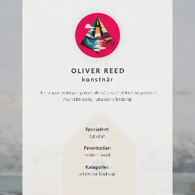 Retro plakát narancssárga ház havas hegyekkel, minimalista keretben