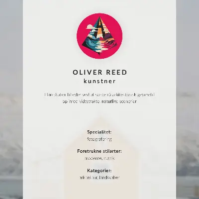 Retro plakát narancssárga ház havas hegyekkel, minimalista keretben