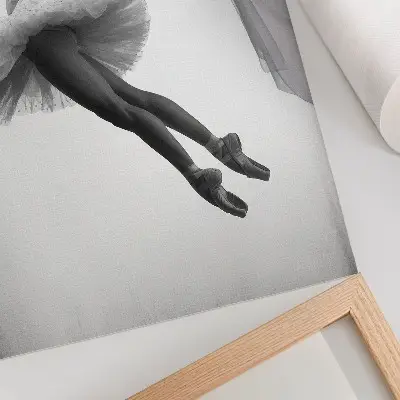 Poszter balerina kecses és könnyed mozdulattal