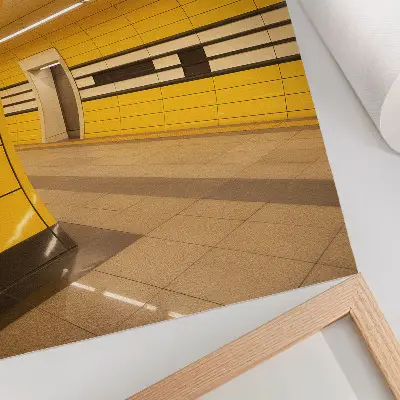 Poszter élénk és dinamikus minták futurisztikus, harmonikus térben