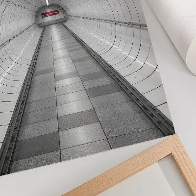 Futurisztikus tér modern mennyezeti lámpa retro plakát stílusban