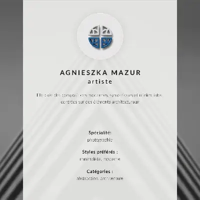 Poszter torony körhinta dinamikus mozgás minimalista stílusban