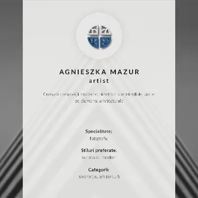 Poszter torony körhinta dinamikus mozgás minimalista stílusban