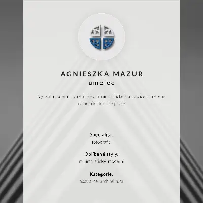 Poszter pasztell ívek tenger minimalista építészeti stílusban