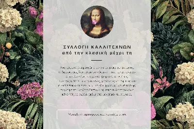 Retro plakát finom pillangók mintával a békés és elegáns megjelenésért