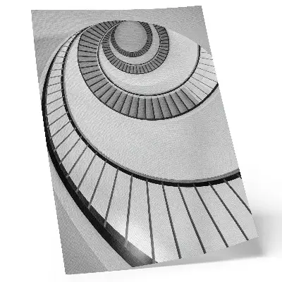 Poszter csigalépcső lenyűgöző geometriai eleganciával