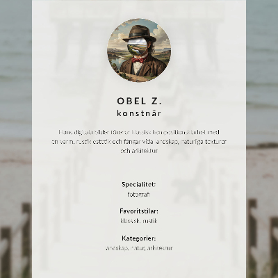 Retro plakát Zöld dombok, festői házikó, békés hangulat
