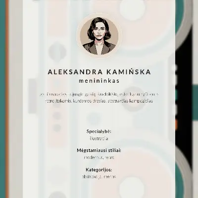 Nő egy bőrönddel madarakkal a szürrealista égen retro plakát