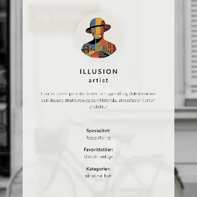 Retro poszter elegáns homlokzat zöld ajtókkal és robogóval