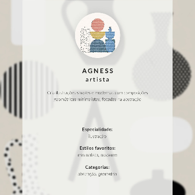 Poszter Fekete-fehér geometrikus minták bézs alapon