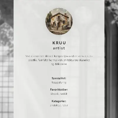 Poszter nyomtatás zöld indák és szürke ajtók harmonikus kompozíciója
