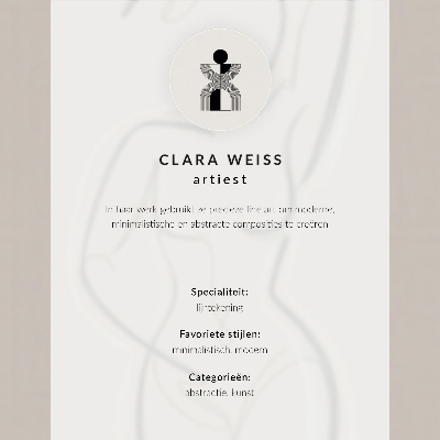 Poszter nyomtatás Minimalista kézvonal elegancia modernitás