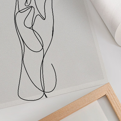 Poszter nyomtatás Minimalista kézvonal elegancia modernitás