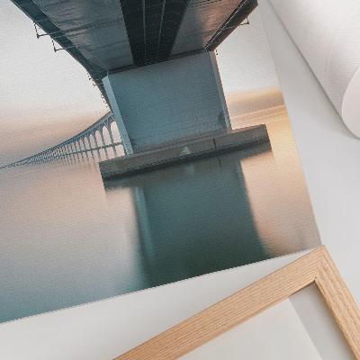Poszter Híd a víz felett minimalista elegancia modernitás