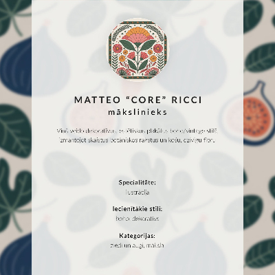 Poszter Egy finom nő vonalas rajzban krémszínű alapon