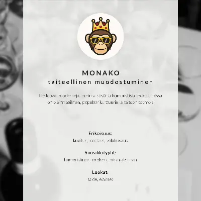 Retro plakát fekete macska rózsaszín szemekkel fehér alapon