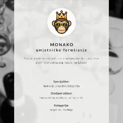 Retro plakát fekete macska rózsaszín szemekkel fehér alapon