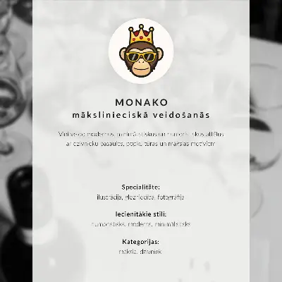 Retro plakát fekete macska rózsaszín szemekkel fehér alapon