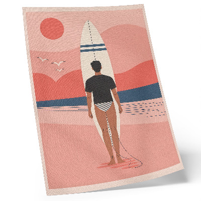 Poszter Szörfösdeszka strand tenger béke pihenés