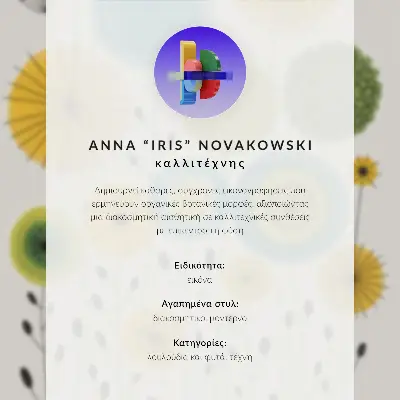 Retro plakát pasztell pitypangok modern stílusban, finom kivitelben