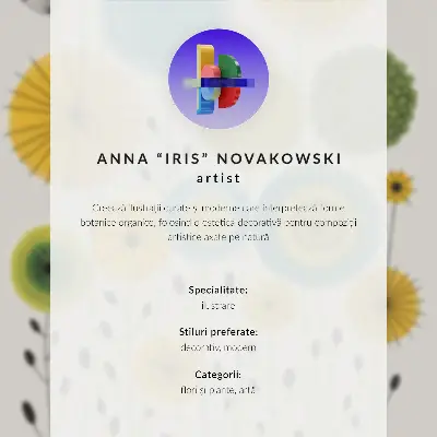Retro plakát pasztell pitypangok modern stílusban, finom kivitelben