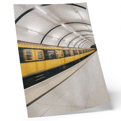 Poszter nyomtatás Modern metró, sima vonalak, dinamikus