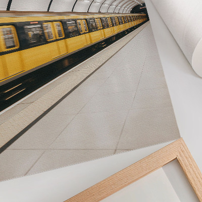 Poszter nyomtatás Modern metró, sima vonalak, dinamikus