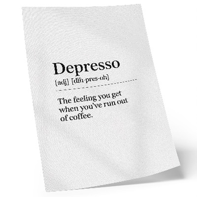 Retro plakát Depresso definíciója