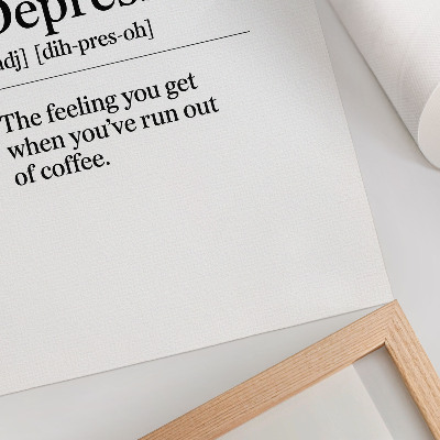 Retro plakát Depresso definíciója