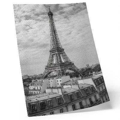 Poszter nyomtatás Elegáns Eiffel-torony szürke modern perspektíva