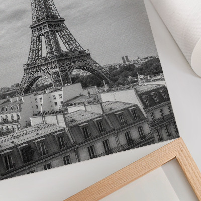 Poszter nyomtatás Elegáns Eiffel-torony szürke modern perspektíva